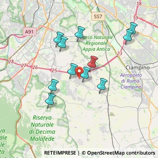 Mappa Via del Casale Radicelli, 00134 Roma RM, Italia (3.77636)