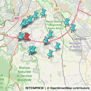 Mappa Via del Casale Radicelli, 00134 Roma RM, Italia (4.3215)