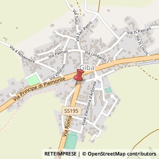 Mappa Via Roma, 18, 09010 Giba, Carbonia-Iglesias (Sardegna)