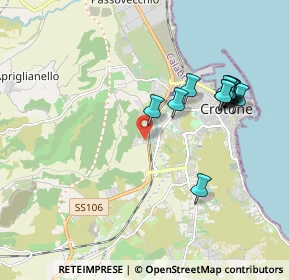 Mappa Strada Statale 106 Km 245, 88900 Crotone KR, Italia (2.12917)