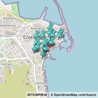 Mappa Via Descent Marina, 88900 Crotone KR, Italia (0.2495)