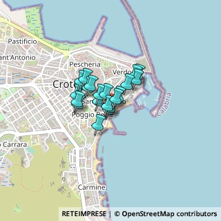 Mappa Via Descent Marina, 88900 Crotone KR, Italia (0.2465)