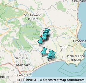 Mappa Via A. Moro, 88838 Mesoraca KR, Italia (6.44357)