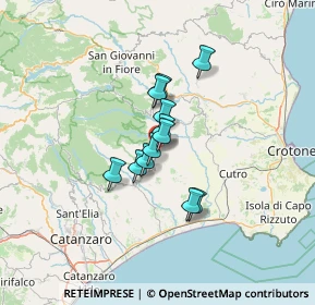 Mappa Via A. Moro, 88838 Mesoraca KR, Italia (9.05167)