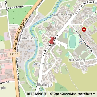 Mappa Via Giovanni Paolo II, 15, 88900 Crotone, Crotone (Calabria)
