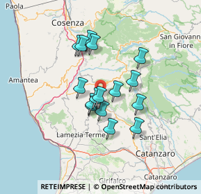 Mappa Via Campi di Lino, 88049 Soveria Mannelli CZ, Italia (11.30625)