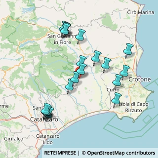 Mappa Via G. Garibaldi, 88838 Mesoraca KR, Italia (17.7525)