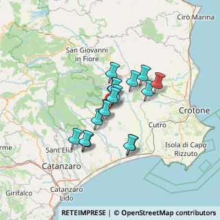 Mappa Via G. Garibaldi, 88838 Mesoraca KR, Italia (10.35)