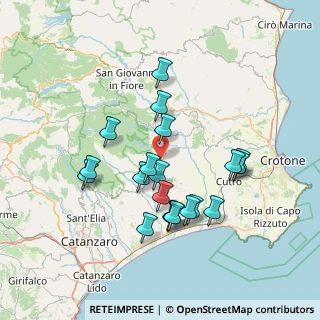 Mappa Via G. Garibaldi, 88838 Mesoraca KR, Italia (14.883)