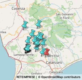 Mappa 87050 Panettieri CS, Italia (12.084)