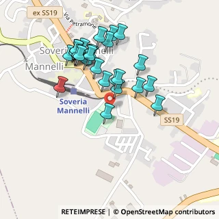 Mappa Viale Comm, 88049 Soveria Mannelli CZ, Italia (0.24286)