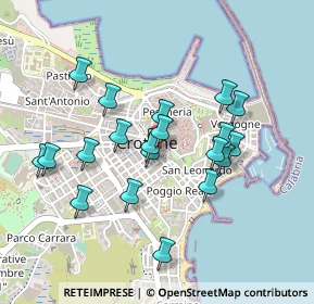 Mappa Piazza Pitagora, 88900 Crotone KR, Italia (0.4615)