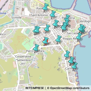 Mappa Quartiere Via Libertà, 88900 Crotone KR, Italia (0.6225)