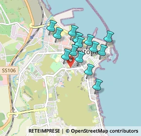 Mappa Quartiere Via Libertà, 88900 Crotone KR, Italia (0.71733)