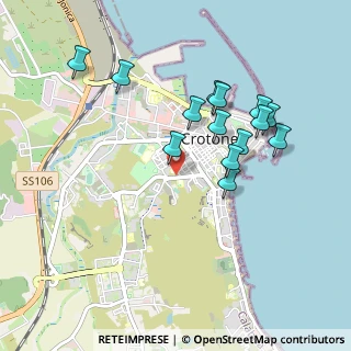 Mappa Quartiere Via Libertà, 88900 Crotone KR, Italia (0.99)