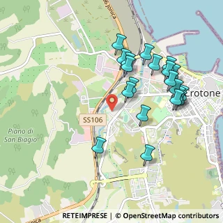 Mappa Via Leonida Repaci, 88900 Crotone KR, Italia (1.0935)