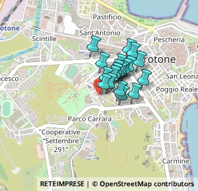 Mappa Via IV Novembre, 88900 Crotone KR, Italia (0.2755)