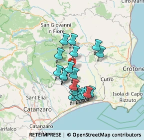 Mappa Via Aldo Moro, 88838 Mesoraca KR, Italia (11.894)