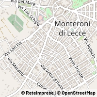 Map Monteroni di Lecce