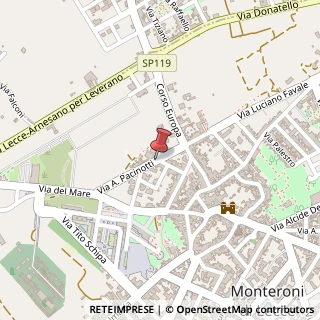 Mappa Viale Virgilio, 1, 73047 Monteroni di Lecce, Lecce (Puglia)