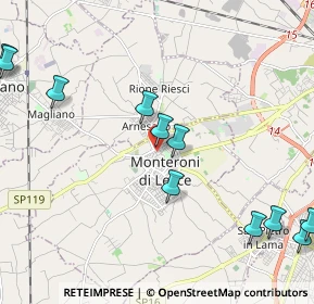 Mappa Via S. Giorgio, 73047 Monteroni di Lecce LE, Italia (2.89)