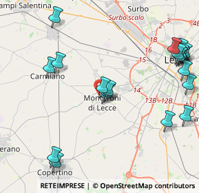 Mappa Via S. Giorgio, 73047 Monteroni di Lecce LE, Italia (5.542)