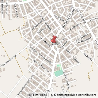 Mappa Via Madonna dei Greci, 66, 73010 Veglie, Lecce (Puglia)