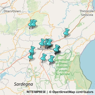 Mappa Via Carmelo Floris, 08100 Nuoro NU, Italia (9.60111)