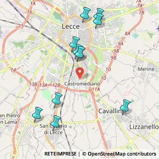 Mappa Piazza Virgilio Marone, 73020 Lecce LE, Italia (2.48636)