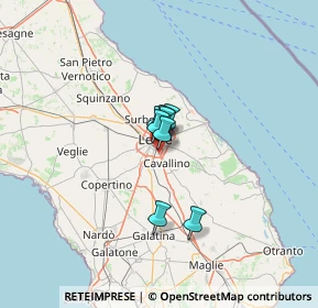 Mappa Frazione Castro Mediano-strada Provinciale Per, 73020 Cavallino LE, Italia (20.07091)