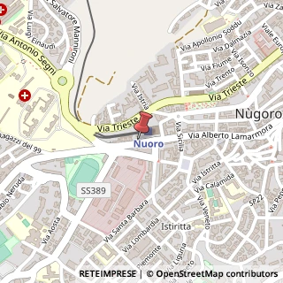Mappa Via Alberto Lamarmora, 140, 08100 Nuoro, Nuoro (Sardegna)