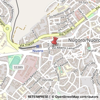 Mappa Via Alberto Lamarmora, 94, 08100 Nuoro, Nuoro (Sardegna)
