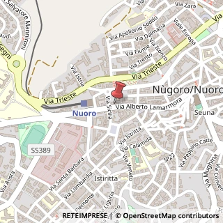Mappa Via Alberto Lamarmora, 106, 08100 Nuoro, Nuoro (Sardegna)