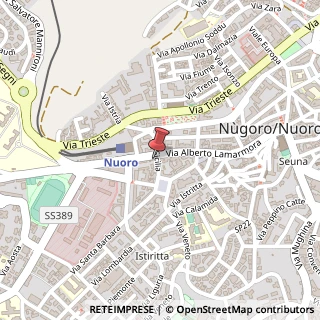 Mappa Via Alberto Lamarmora, 143, 08100 Nuoro, Nuoro (Sardegna)
