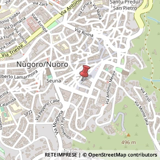 Mappa Piazza Goffredo Mameli, 1, 08100 Nuoro, Nuoro (Sardegna)