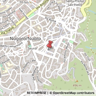 Mappa Piazza Goffredo Mameli, 6, 08100 Nuoro, Nuoro (Sardegna)