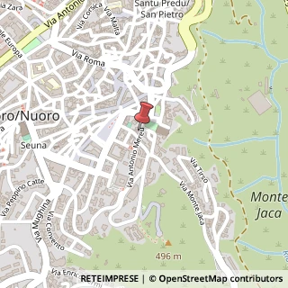 Mappa Via Antonio Mereu, 6, 08100 Nuoro, Nuoro (Sardegna)