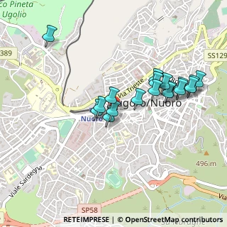 Mappa Viale del Lavoro, 08100 Nuoro NU, Italia (0.47667)