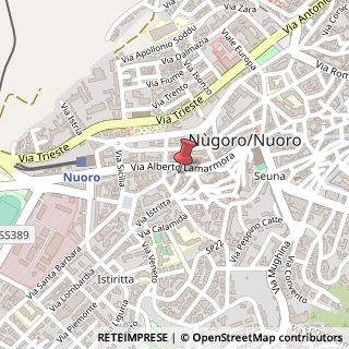Mappa Via Sant'Emiliano, 3, 08100 Nuoro, Nuoro (Sardegna)