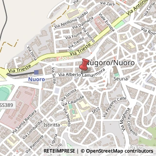 Mappa Via Lamarmora,  74, 08100 Nuoro, Nuoro (Sardegna)