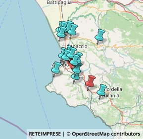 Mappa Via del Salvatore, 84076 Torchiara SA, Italia (9.74529)