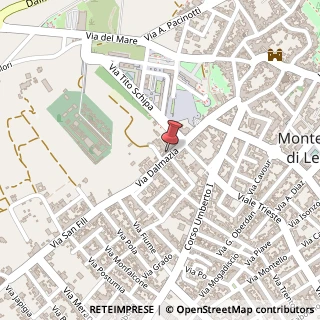Mappa Via Dalmazia, 110, 73047 Monteroni di Lecce, Lecce (Puglia)