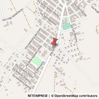 Mappa Via isonzo, 73010 Veglie, Lecce (Puglia)