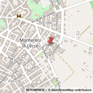 Mappa Via Tintoretto, 10, 73047 Monteroni di Lecce, Lecce (Puglia)