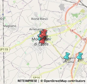 Mappa Via Raffaello, 73047 Monteroni di Lecce LE, Italia (0.83917)