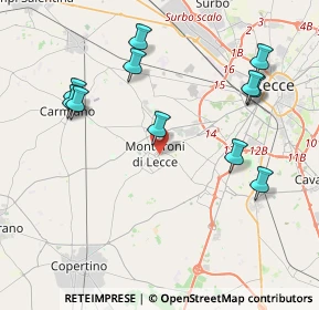 Mappa Via Raffaello, 73047 Monteroni di Lecce LE, Italia (4.71)