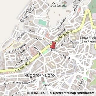 Mappa Piazza Italia, 22, 08100 Nuoro, Nuoro (Sardegna)