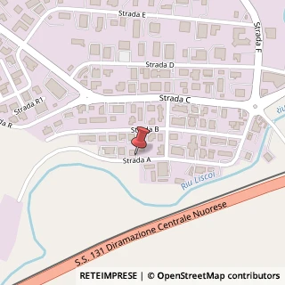 Mappa Via Efisio Magnani - Strada A, 40 STRADA A, 08100 Nuoro, Nuoro (Sardegna)