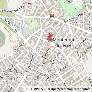 Mappa Via Vittorio Emanuele II, 72, 73047 Monteroni di Lecce, Lecce (Puglia)