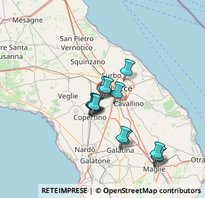 Mappa Via S. Francesco D'Assisi, 73047 Monteroni di Lecce LE, Italia (12.00571)